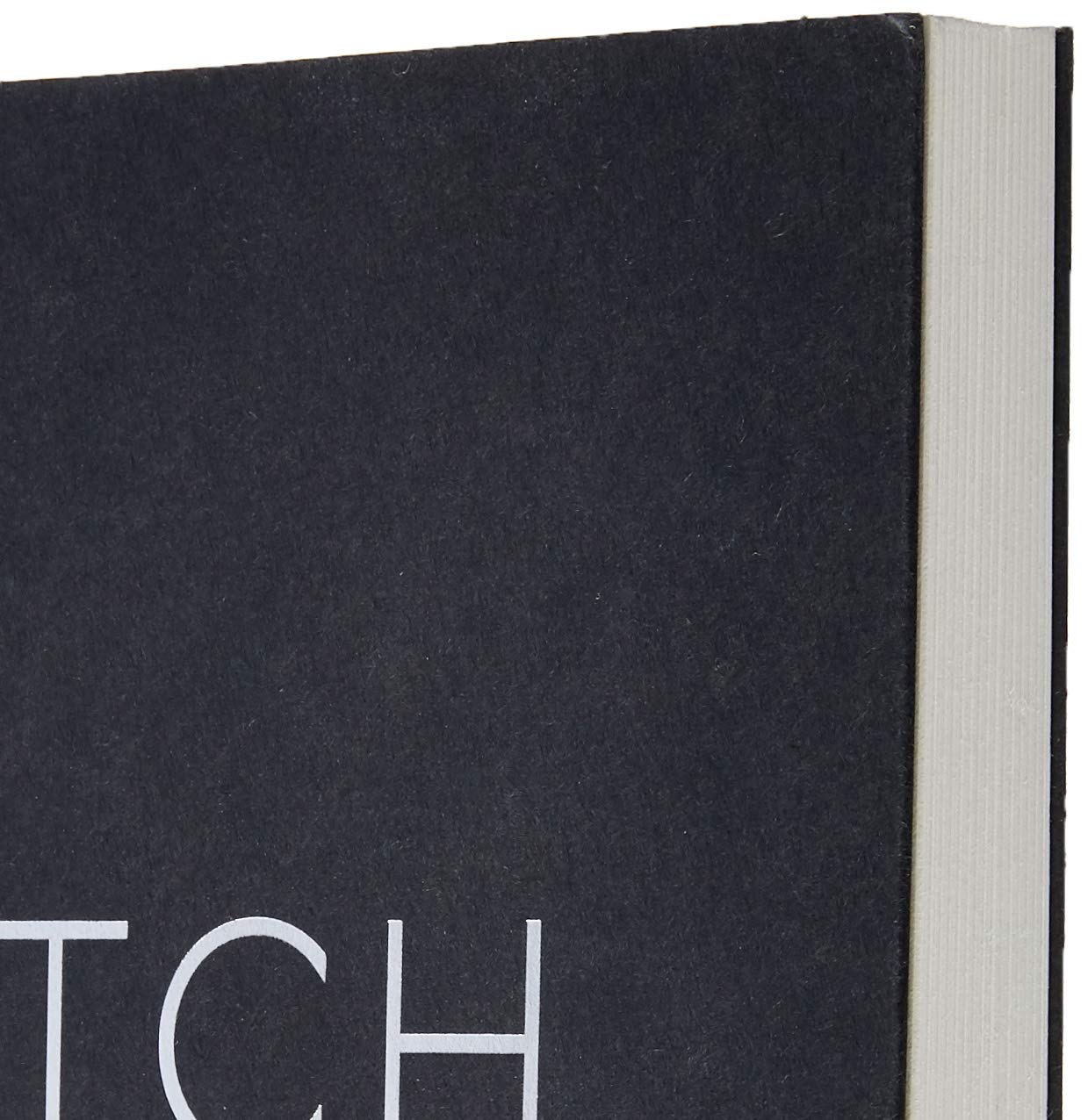 Piccadilly Black Open Bound Sketchbook | Flat-lay Drawing Notebook